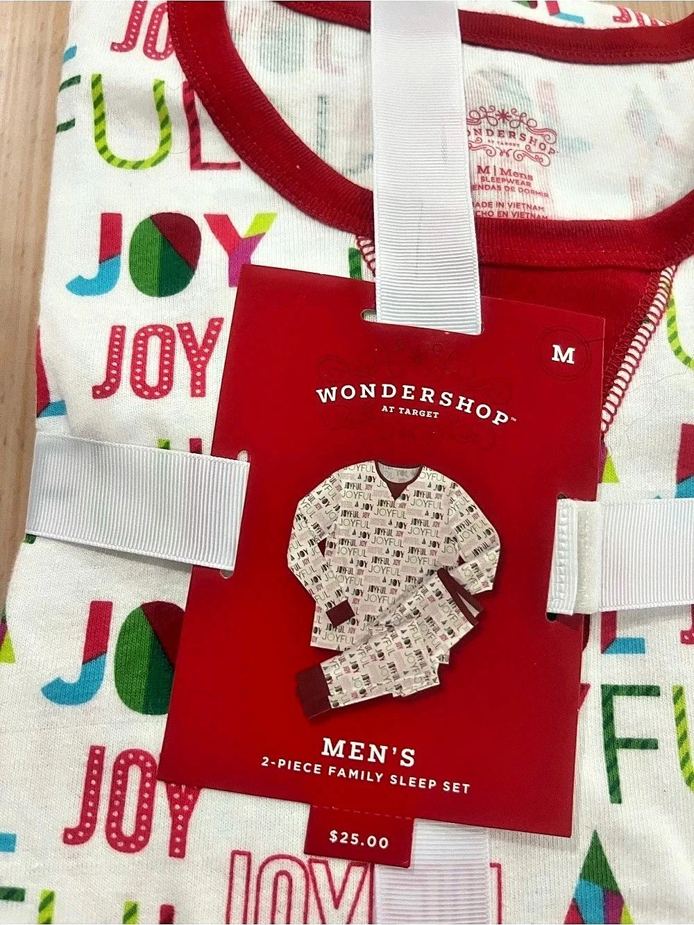 Wondershop Men's 2-Piece Family Sleep Set Medium NWT